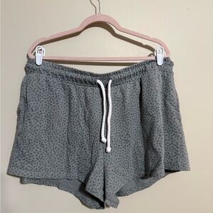 American Eagle Outfitters Gray Patterned Athletic Shorts